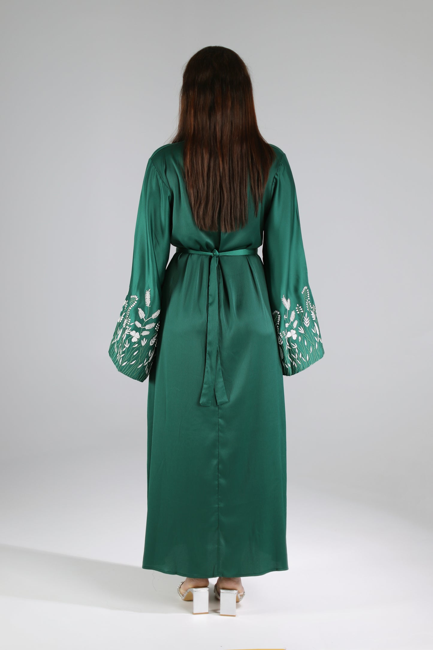 Maryam Embroidered Sleeve Maxi Dress