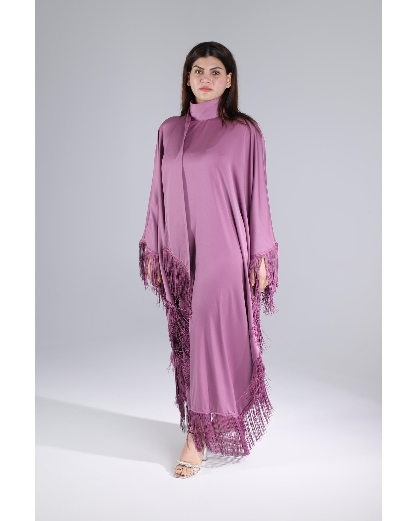 Leyla Tassel Dress - Orchid