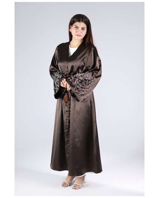 Sahara Abaya Set - Cocoa