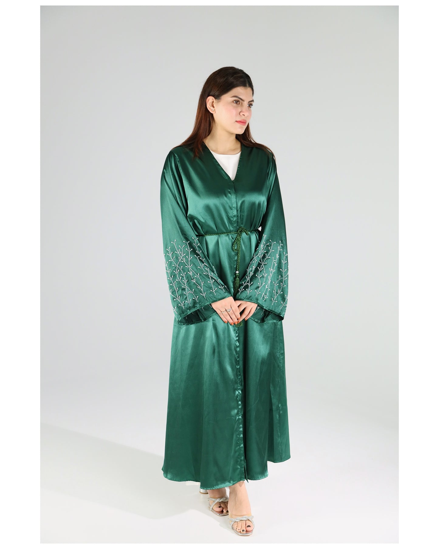 Sahara Abaya Set - Emerald