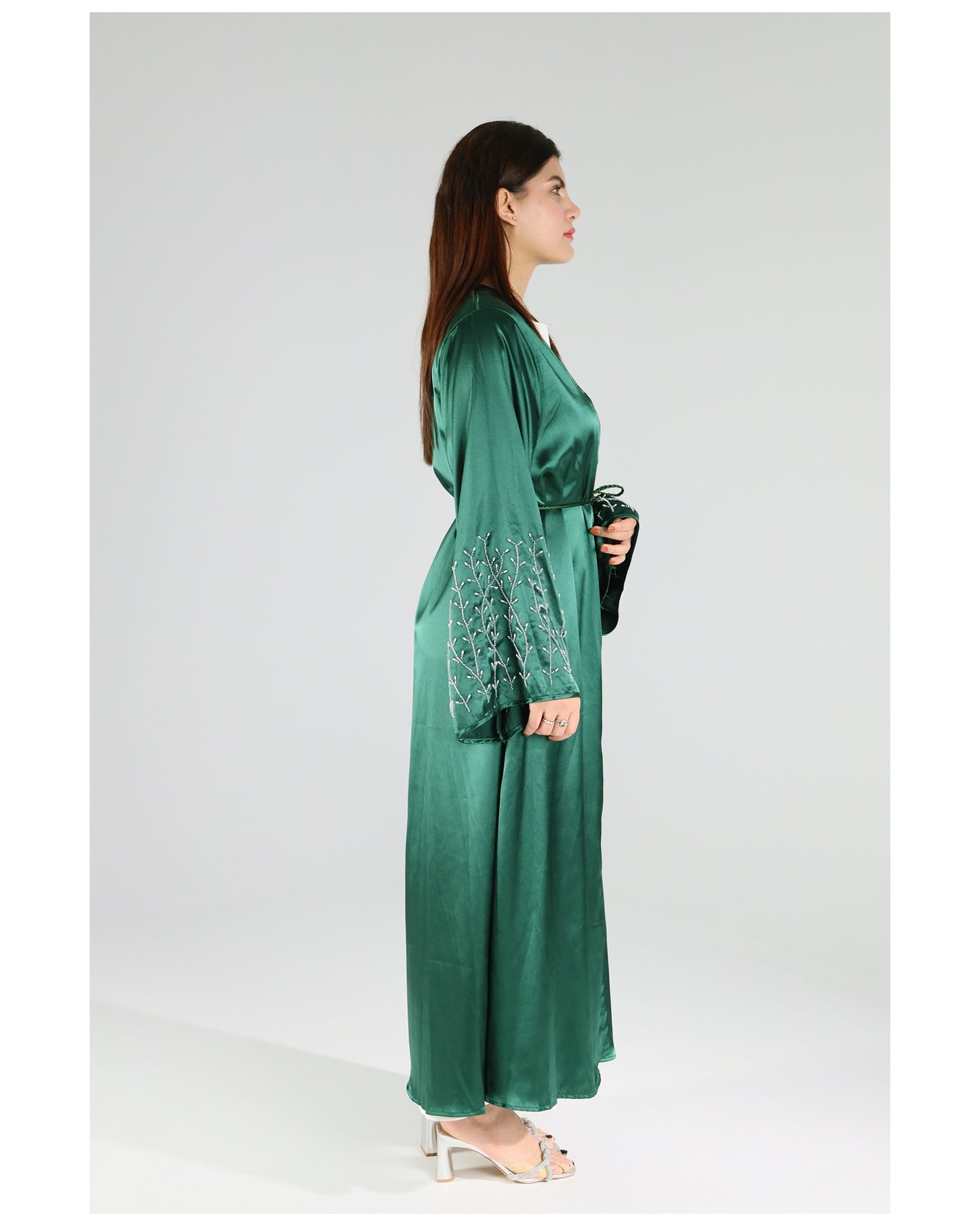 Sahara Abaya Set - Emerald