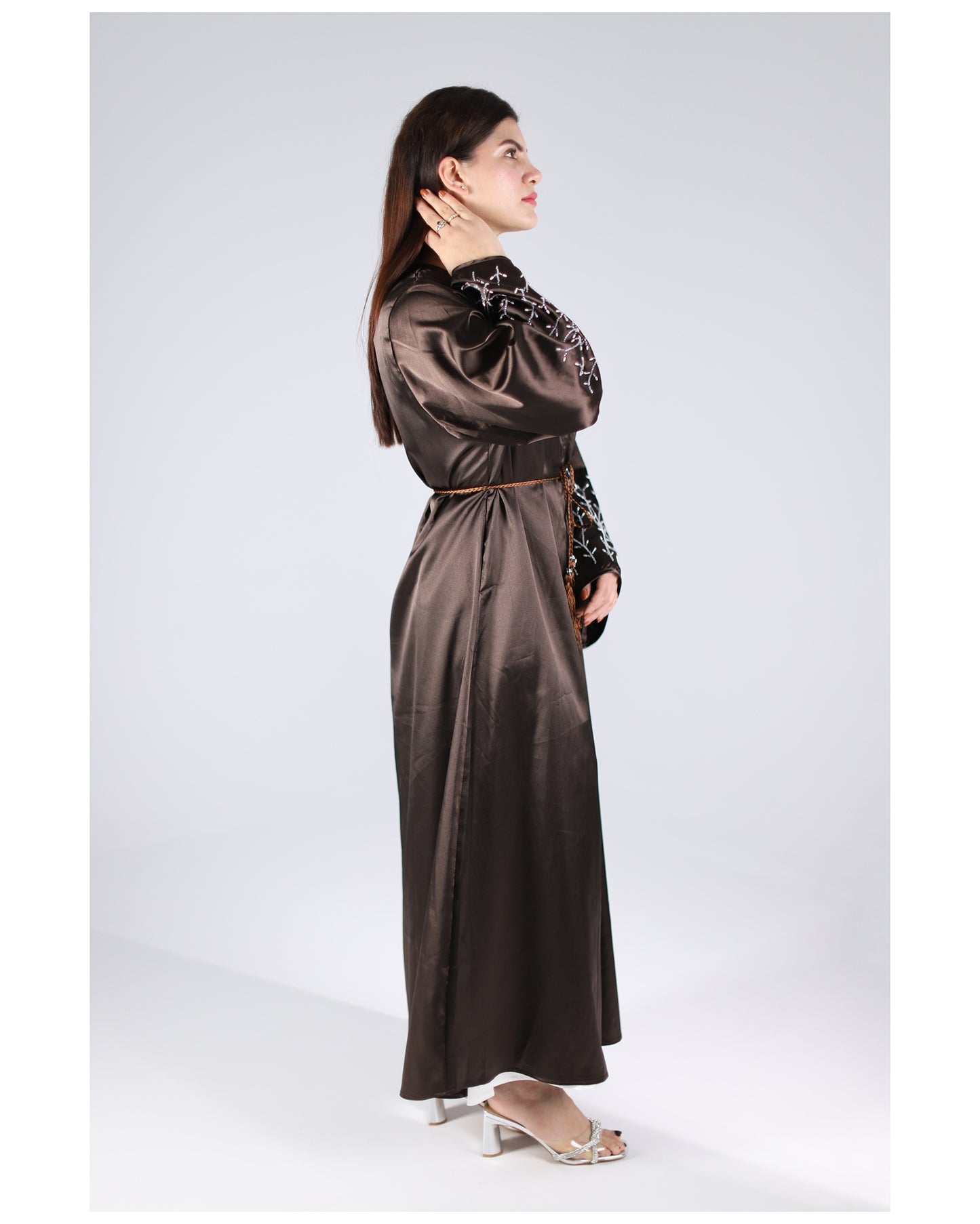 Sahara Abaya Set - Cocoa